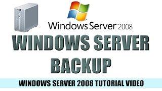 13 Windows Server Backup, WBADMIN, and NTDSUTIL - Windows Server 2008 Tutorial