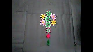 DIY-Cotton Buds Wall Hanging -Room decor idea with cotton buds by Life Hacks 360