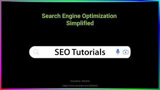 SEO Tutorials - Tips and Tricks for Search Engine Optimization