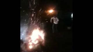 They jump fire