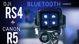 DJI RS 4 Gimbal + Canon R5: Wireless Bluetooth Connection Tip