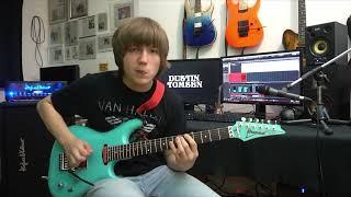 Dustin Tomsen - Improvisation with 5 different Ibanez guitars and 1 Bass to a backing track