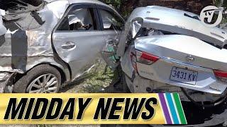 6 Vehicle Collision in St. Ann | Car Crash in St. Mary 1 Dead, Cop Injured