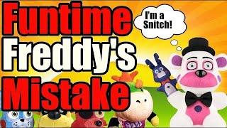 FNAF Plush - Funtime Freddy's Mistake!