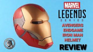 MARVEL LEGENDS IRON MAN AVENGERS ENDGAME HELMET REVIEW  @Returnoftherocketman