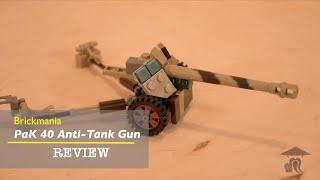 Brickmania PaK 40 Anti-Tank Gun Review - Lego WW2