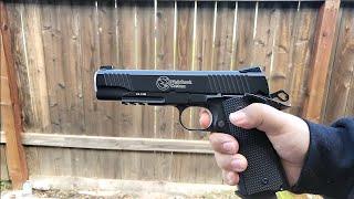 RWA Nighthawk Custom Recon 1911 Co2 Pistol With Mini Exploding Targets