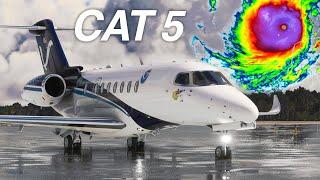 THRILLING FLIGHT THROUGH HURRICANE MILTON in MSFS