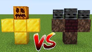 All Piglins vs All Wither Skeletons battle minecraft