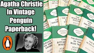 Agatha Christie In Vintage Penguin Paperback 1935 - 1958 - One Million Penguin Books!