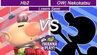 Smash For All - OW| Nekokatsu (Mr. G&W) Vs Hb2 (Olimar) - Losers Semi
