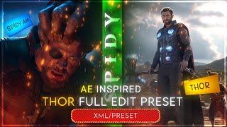 Ae Inspired Thor Full Edit In Alight Motion(+PRESET)