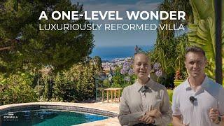 Luxurious one-level villa Property Tour I Mijas Pueblo, Costa del Sol