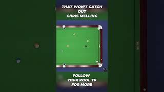 That might work on other players, but not Chris Melling  #cuesports #sport #chinese8ball #billiards