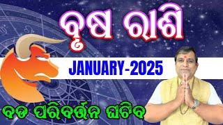 Brusha Rashi January 2025 odia | Brusa rashi odia rasifala | January month Horoscope #taurus