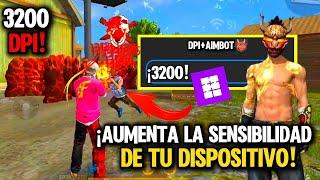 TUTORIAL 3200 DE DPI EN CUALQUIER CELULAR️PIXEL RESOLUTION FREE FIRE 2024