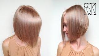 BOB HAIRCUT with layers - tutorial by SANJA KARASMAN