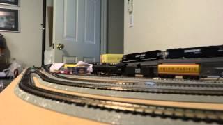 Rivarossi N scale Big Boy DCC conversion and Tender pickups installed in HD