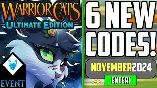  NEWEST 2024WARRIOR CATS CODES 2024 - WARRIOR CATS ULTIMATE EDITION CODES - WCUE CODES