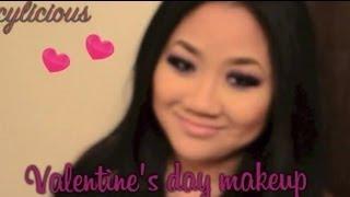 valentines day eyeshadow tutorial using inglot eyeshadows