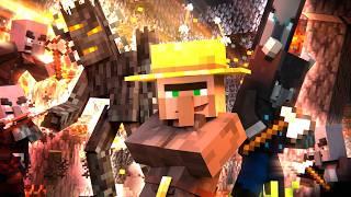 THE CREAKING - Villager vs Pillager vs Creaking Army of the Pale Garden (Minecraft Movie Animation)