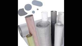 Stainless Steel Woven Wire Mesh in 53 Seconds – Full Production From Raw Material to Finish