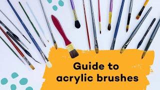 Mont Marte acrylic paint brush guide