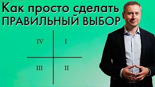 Лайфхак: Как принять сложное решение? | Простой способ сделать сложный выбор