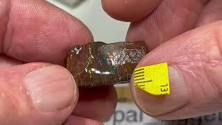 AUSTRALIAN ROUGH OPAL BLACK DARK CRYSTAL ALL WITH GORGEOUS COLOR BARS opal_digger  eBay SHOP LINK ↓↓