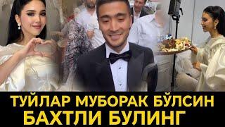 ХОНАНДА АФРУЗА НИКОХ ТУЙИ... ТУЙЛАР МУБОРАК БЎЛСИН