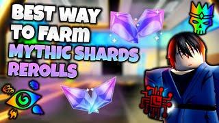 The BEST Way to Farm TONS of Mythic Shards and Rerolls in Anime Last Stand Roblox