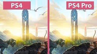 ARK: Survival Evolved – PS4 vs. PS4 Pro Frame Rate Test & Graphics Comparison 2017 Release