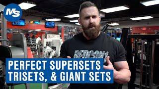 How to Use Supersets, Trisets, & Giant Sets for Muscle Growth