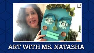 Mask Making with Recycled Materials - Art with Ms. Natasha - Elementary School Art