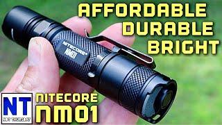 The Nitecore NM01 flashlight review & field test 1000 lumens beam shots