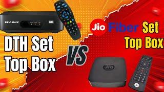 Jio Set Top Box vs DTH | Which Is Better | Tata Sky | Airtel Xstreme | Dish TV #jio #jioairfiber5g