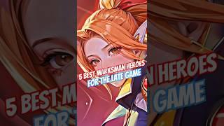 5 Best Marksman Heroes For The Late Game #mobilelegends #mlbbheroes #mlbb #heroml