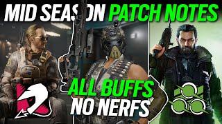 Mid Season Patch Notes - 6News - Rainbow Six Siege