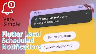 Flutter Local Scheduled Notification | Flutter Local Notification