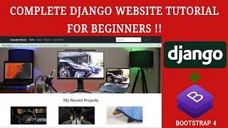 Fully Responsive Django Website Tutorial for Beginners in 2021 | Portfolio website| Bootstrap| Hindi