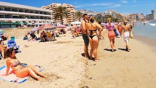 ️️CALPE SPAIN I LA FOSSA BEACH I COSTA BLANCA SPAIN 2024 I 4K 60FPS VIEW  I BEACH WALK 4K