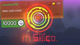 10000 USER COINS! | In Silico by rafer (3 coins) | Geometry Dash 2.11