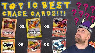 Top 10 BEST Pokemon Chase Cards Of All Time!!!