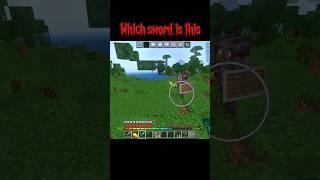 Minecraft rarest sword in minecraft #comment #like #subscribe