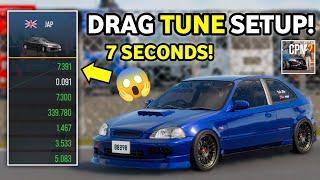 2000HP Honda Civic Drag Tune in CPM2 (Car Parking Multiplayer 2)