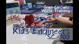 Enseñando ELECTRICIDAD a Niños de COLOMBIA / Snap Circuits 100 / EngiTube 