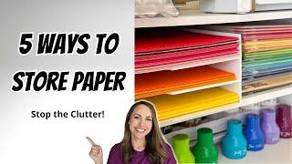 Craft Room Must-Have: Paper Organization Hacks That Actually Work!