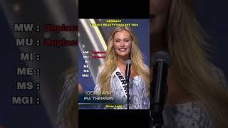 Germany at Big 6 Beauty Pageant 2024 #beautypageant #germany #shorts