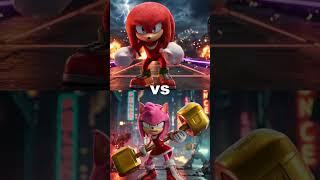 Who Can Beat Knuckles The Echidna? Fight Battle (vs Sonic, Doctor Eggman, Amy Rose, Silver, Shadow)