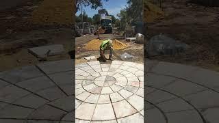 3.4 Rotunda Circle. Dale Stone Paving.